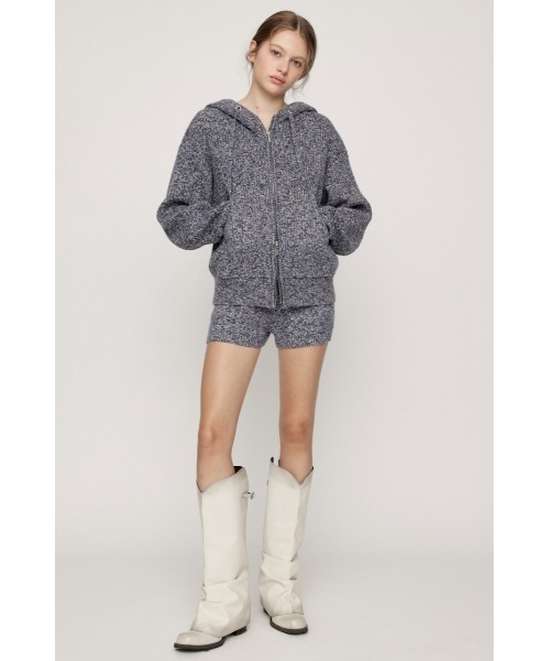 SLY(スライ)の「MULTI COLAR KNIT S/PT マルチカラーニットショートパンツ 秋服(スラックス・レディース・ブラック系その他2/ブルー系その他・FREE)」の10枚目の写真