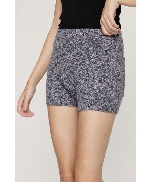 SLY(スライ)の「MULTI COLAR KNIT S/PT マルチカラーニットショートパンツ 秋服(スラックス・レディース・ブラック系その他2/ブルー系その他・FREE)」の12枚目の写真
