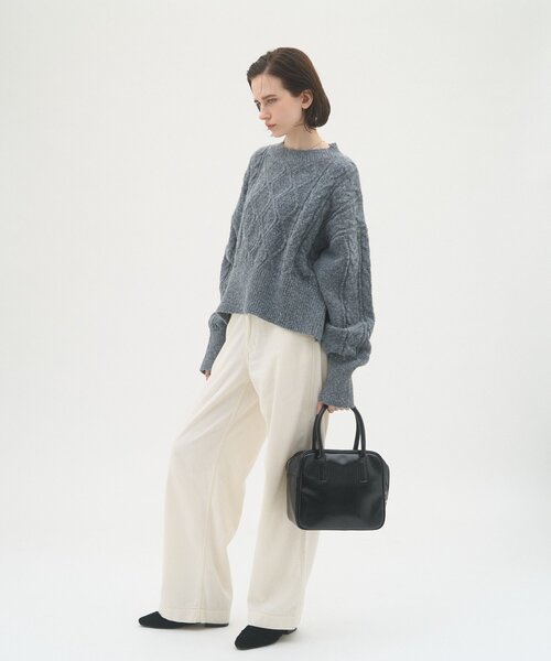 CIAOPANIC TYPY(チャオパニックティピー)の「:【ZOZO限定】復刻!エナメルボストンBAG(ショルダーバッグ・レディース・ブラック/ブラウン/シルバー・ONE SIZE)」の6枚目の写真
