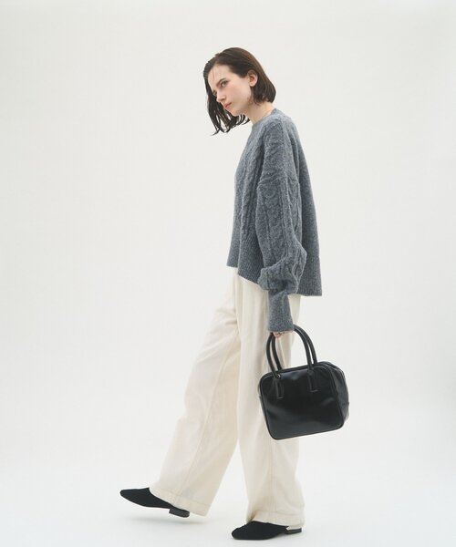 CIAOPANIC TYPY(チャオパニックティピー)の「:【ZOZO限定】復刻!エナメルボストンBAG(ショルダーバッグ・レディース・ブラック/ブラウン/シルバー・ONE SIZE)」の7枚目の写真