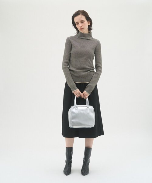 CIAOPANIC TYPY(チャオパニックティピー)の「:【ZOZO限定】復刻!エナメルボストンBAG(ショルダーバッグ・レディース・ブラック/ブラウン/シルバー・ONE SIZE)」の17枚目の写真