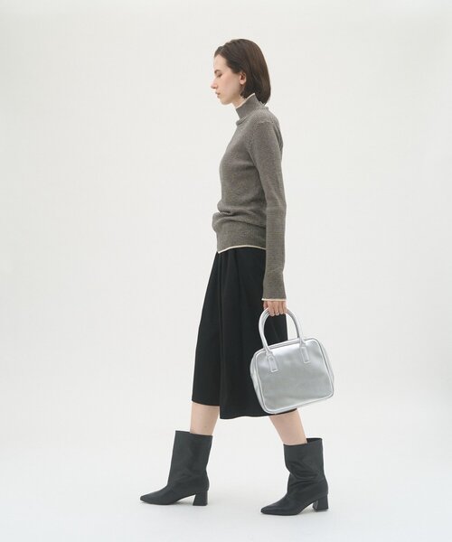 CIAOPANIC TYPY(チャオパニックティピー)の「:【ZOZO限定】復刻!エナメルボストンBAG(ショルダーバッグ・レディース・ブラック/ブラウン/シルバー・ONE SIZE)」の19枚目の写真