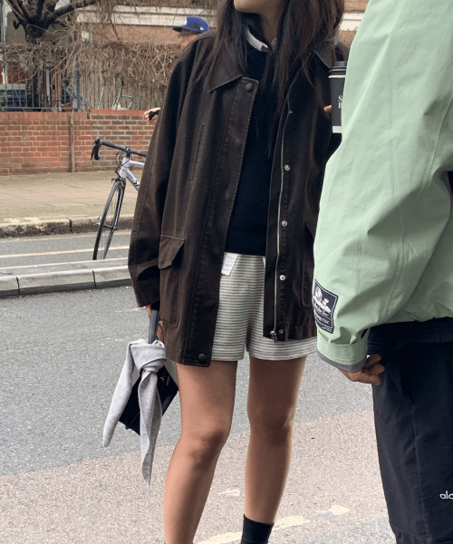 haag(ヘイグ)の「a washed leather jacket (espresso)(ライダースジャケット・レディース・その他・FREE)」の12枚目の写真