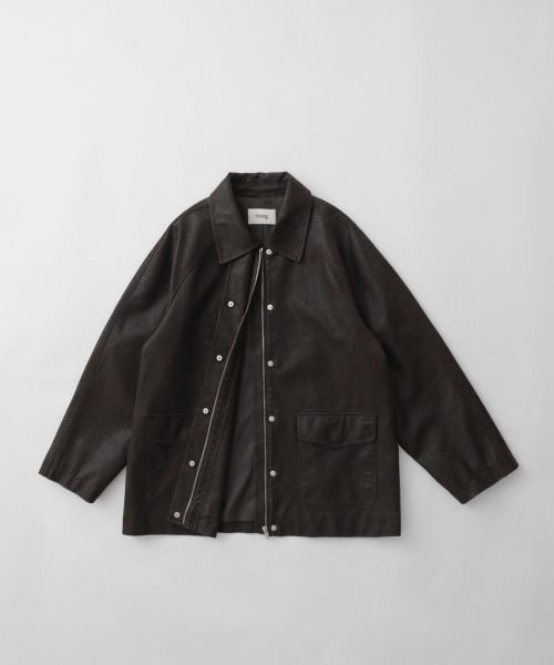 haag(ヘイグ)の「a washed leather jacket (espresso)(ライダースジャケット・レディース・その他・FREE)」の18枚目の写真