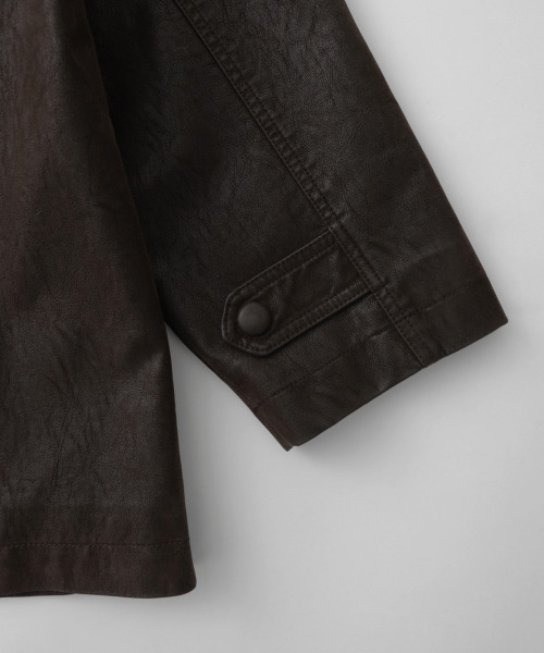 haag(ヘイグ)の「a washed leather jacket (espresso)(ライダースジャケット・レディース・その他・FREE)」の21枚目の写真