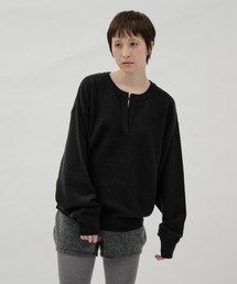 a lit r（ア リトル）の「Henry Neck Knit（ニット/セーター）」