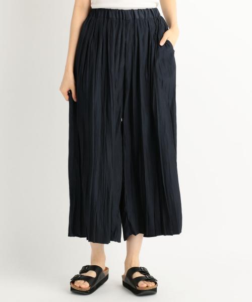 RAY CASSIN（レイカズン）の「消しプリーツスカンツ（その他パンツ・レディース・グレー/ネイビー/キナリ・FREE）」の3枚目の写真