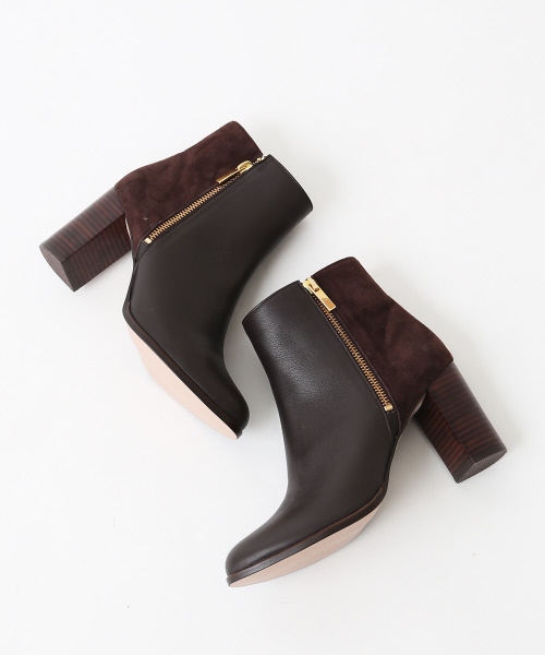 PICHE ABAHOUSE（ピシェ アバハウス）の「【Oggi1月号掲載】サイドジップハイアンクルブーツ（ブーツ・レディース・ダークブラウン/ブラック/ブラウン・38/37/39/36/35/40/34）」の3枚目の写真