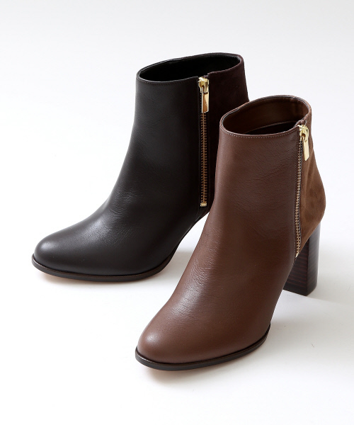 PICHE ABAHOUSE（ピシェ アバハウス）の「【Oggi1月号掲載】サイドジップハイアンクルブーツ（ブーツ・レディース・ダークブラウン/ブラック/ブラウン・38/37/39/36/35/40/34）」の10枚目の写真
