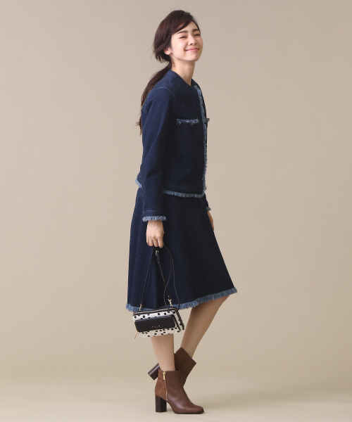 PICHE ABAHOUSE（ピシェ アバハウス）の「【Oggi1月号掲載】サイドジップハイアンクルブーツ（ブーツ・レディース・ダークブラウン/ブラック/ブラウン・38/37/39/36/35/40/34）」の6枚目の写真