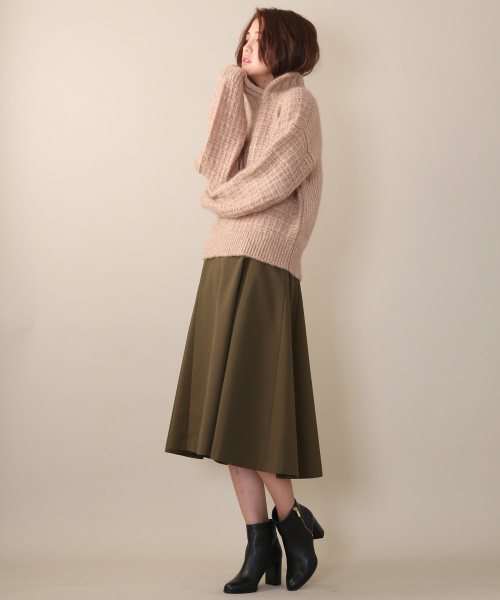 PICHE ABAHOUSE（ピシェ アバハウス）の「【Oggi1月号掲載】サイドジップハイアンクルブーツ（ブーツ・レディース・ダークブラウン/ブラック/ブラウン・38/37/39/36/35/40/34）」の5枚目の写真