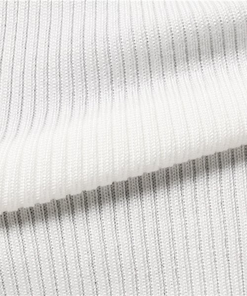 laboratory work(ラボラトリーワーク)の「リヨセル混リブVネックプルオーバー(ニット/セーター・レディース・オフホワイト/杢グレー/グレー系その他/ホワイト系その他/キャメル/ブラック・MEDIUM)」の10枚目の写真