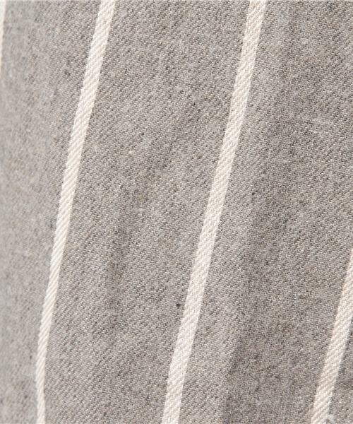 LBC（エルビーシー）の「Eコットンソフトネルストライプブラウス（シャツ/ブラウス・レディース・オフホワイト/ライトグレー・MEDIUM/LARGE）」の9枚目の写真