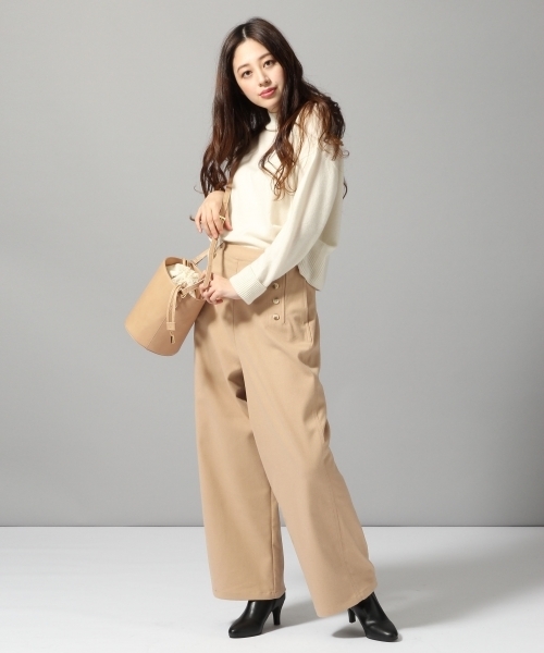 HARE（ハレ）の「バックデザインマリンパンツ(HARE)（その他パンツ・レディース・ベージュ/グレー・MEDIUM/SMALL）」の4枚目の写真