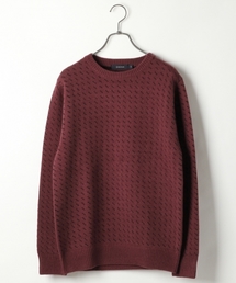 RAGEBLUE | 柄ジャガードニットクルー/737615(ニット/セーター)