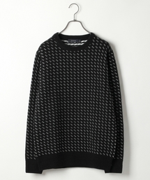 RAGEBLUE | 柄ジャガードニットクルー/737615(ニット/セーター)