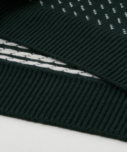 RAGEBLUE（レイジブルー）の「柄ジャガードニットクルー/737615（ニット/セーター・メンズ・ブラック/レッド/グリーン・MEDIUM/LARGE）」の19枚目の写真