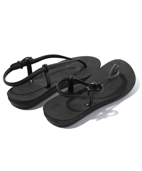 SHIPS for women（シップスフォーウィメン）の「HAVAIANAS:SLIM FIT SANDAL（サンダル・レディース・ブラック/ライトブルー/ゴールド・23/24）」の6枚目の写真