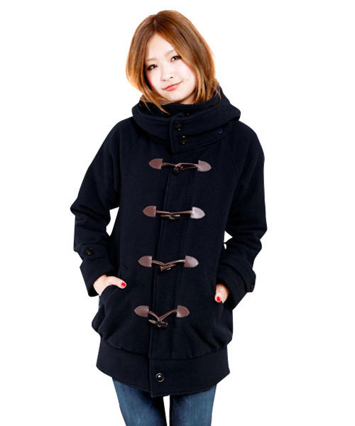 X-girl（エックスガール）の「WOOL DUFFEL COAT（ダッフルコート