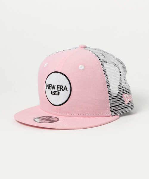 New Era ニューエラ の ニューエラ キッズ 9fifty メッシュキャップ トラッカー ピンク ホワイト New Era Kids キャップ Wear