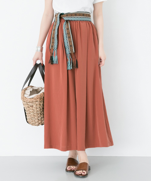 URBAN RESEARCH（アーバンリサーチ）の「UR Wゴムギャザーワイドパンツ（その他パンツ・レディース・オフホワイト/ベージュ/ブラウン系その他・FREE）」の18枚目の写真