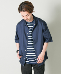 URBAN RESEARCH | URiD コットンサテン リラックスコーチシャツジャケット(シャツ/ブラウス)