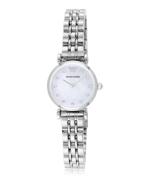 EMPORIO ARMANI（エンポリオアルマーニ）の「エンポリオ・アルマーニ 腕時計 レディース アナログ ステンレス AR1961（アナログ腕時計・レディース・シルバー×ブルー・FREE）」の2枚目の写真