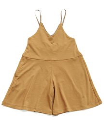 apres les cours | プレーン＆総柄オールインワン 7分丈(サロペット/オーバーオール)