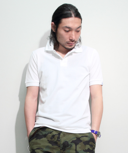 新品 タグ付き スイスコットンポロ М 白 ポロシャツ 日本製 ビームス