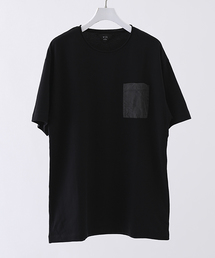 wjk black | 【wjk black】≪STUDIOUS限定≫ガーメントダイスウェードポケットTee(Tシャツ/カットソー)