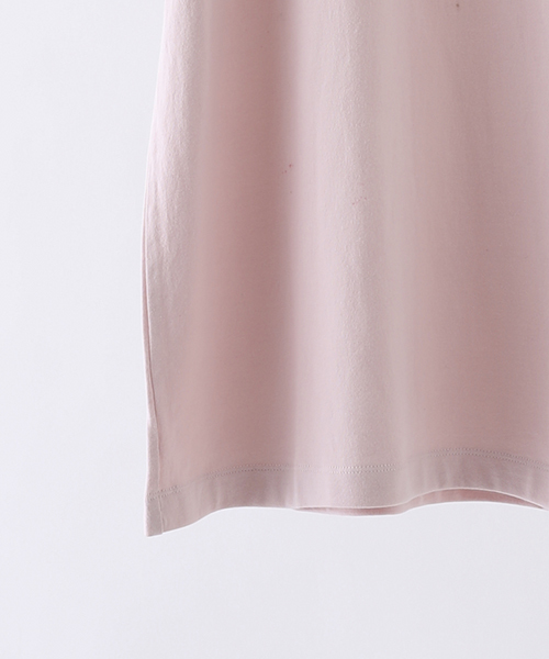 wjk black（ﾀﾞﾌﾞﾙｼﾞｪｲｹｲﾌﾞﾗｯｸ）の「【wjk black】≪STUDIOUS限定≫ガーメントダイスウェードポケットTee（Tシャツ/カットソー・メンズ・ブラック/ホワイト/ピンク・2/1/3）」の8枚目の写真