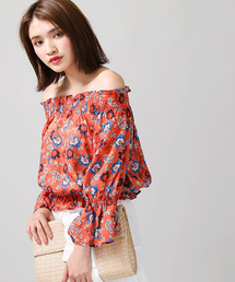 WEGO | WEGO/シャーリングオフショルブラウス(シャツ/ブラウス)