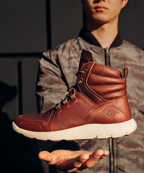 Timberland風ハイカットスニーカー　ブーツ　メンズ　新品 Timberland（ティンバーランド）の「フライローム レザー ブーツ