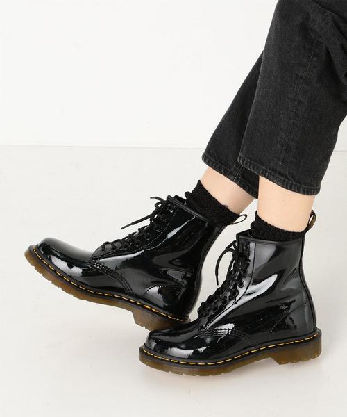 Dr. Martens(ドクターマーチン)の「Dr.Martens 8-EYE BOOT EML(ブーツ・レディース・ブラック・23cm/24cm)」の9枚目の写真