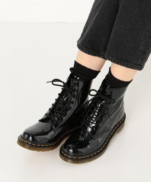 Dr. Martens(ドクターマーチン)の「Dr.Martens 8-EYE BOOT EML(ブーツ・レディース・ブラック・23cm/24cm)」の8枚目の写真