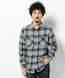 AVIREX(ABbNX)AVIREX/ABbNX/fC[ rG [NVc/DAILY VIYELLA WORK SHIRT(Vc/uEX)