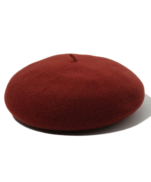 BEAMS BOY（ビームスボーイ）の「□BEAMS BOY / ロールベレー 12FW（ハンチング/ベレー帽・レディース・オフホワイト/グレー/オレンジ・ONE SIZE）」の4枚目の写真