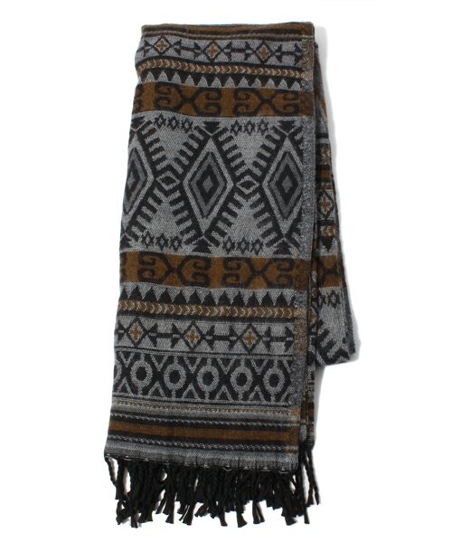 And A（アンドエー）の「イーリーストール（ストール/ショール・レディース・グレー/ブラウン/パープル・FREE）」の2枚目の写真