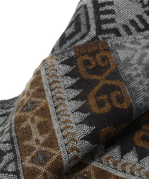 And A（アンドエー）の「イーリーストール（ストール/ショール・レディース・グレー/ブラウン/パープル・FREE）」の7枚目の写真