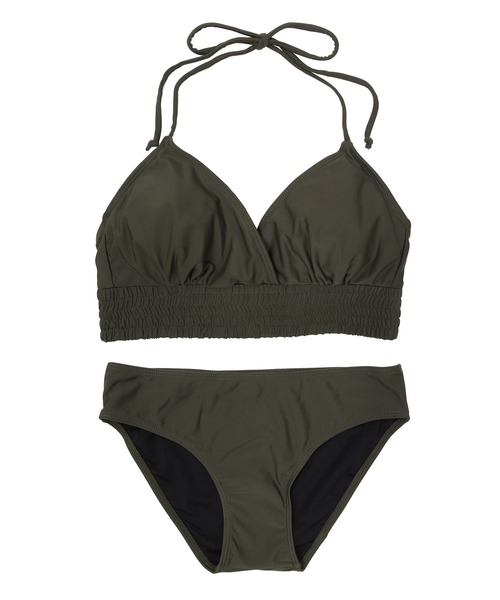 SEA DRESS（シードレス）の「バックリボンホルターネックビキニ/水着（水着・レディース・ブラック/ブラック系その他/ブラウン系その他/グリーン系その他/カーキ/ピンク系その他/ベージュ系その他/ブラック系その他2/ブラック系その他3/イエロー系その他/ブルー系その他/ピンク系その他2/グレー系その他/その他/ブルー系その他2/ホワイト系その他/ブラウン・S/M/L/LL）」の10枚目の写真