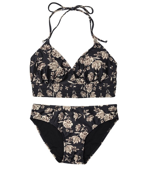 SEA DRESS（シードレス）の「バックリボンホルターネックビキニ/水着（水着・レディース・ブラック/ブラック系その他/ブラウン系その他/グリーン系その他/カーキ/ピンク系その他/ベージュ系その他/ブラック系その他2/ブラック系その他3/イエロー系その他/ブルー系その他/ピンク系その他2/グレー系その他/その他/ブルー系その他2/ホワイト系その他/ブラウン・S/M/L/LL）」の4枚目の写真