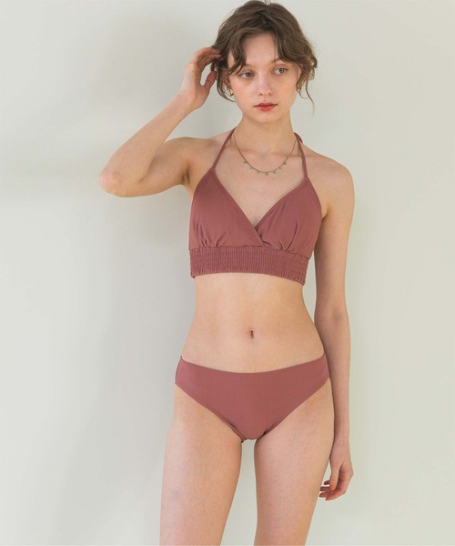 SEA DRESS（シードレス）の「バックリボンホルターネックビキニ/水着（水着・レディース・ブラック/ブラック系その他/ブラウン系その他/グリーン系その他/カーキ/ピンク系その他/ベージュ系その他/ブラック系その他2/ブラック系その他3/イエロー系その他/ブルー系その他/ピンク系その他2/グレー系その他/その他/ブルー系その他2/ホワイト系その他/ブラウン・S/M/L/LL）」の19枚目の写真