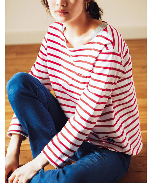 IEDIT(イディット)の「リブ イン コンフォート オールマイティーに合わせやすい ゆるストレートのすっきりデニムパンツ(デニムパンツ・レディース・ライトブルー/ブルー/インディゴブルー・1/9/10/13/3/6/12/11/2/4/7/8)」の9枚目の写真