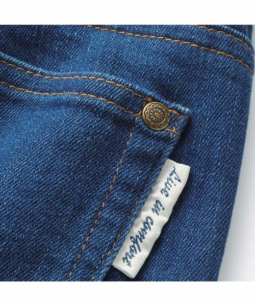 IEDIT(イディット)の「リブ イン コンフォート オールマイティーに合わせやすい ゆるストレートのすっきりデニムパンツ(デニムパンツ・レディース・ライトブルー/ブルー/インディゴブルー・1/9/10/13/3/6/12/11/2/4/7/8)」の20枚目の写真