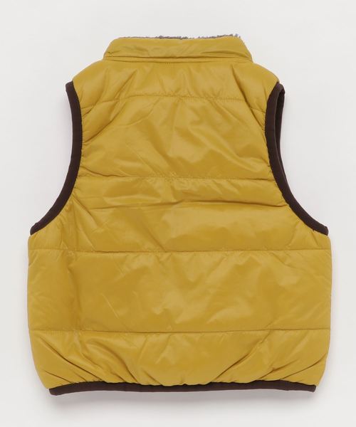 RAGMART（ラグマート）の「ナイロンリバーシブルベスト（ベスト・キッズ・グリーン/レッド/ベージュ/イエロー・120cm/130cm/110cm/100cm）」の8枚目の写真