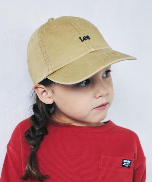 Lee（リー）の「LEE LOGO CAP（キャップ・キッズ・ベージュ/ネイビー・53-55cm）」の2枚目の写真