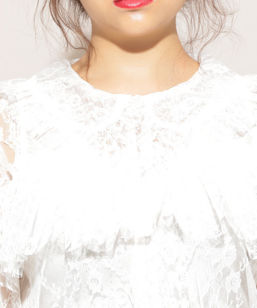 apres jour（アプレジュール）の「チュールアソートフリル襟ブラウス【ZOZOTOWN限定アイテム】（シャツ/ブラウス・レディース・その他/オフホワイト/ホワイト・フリー）」の22枚目の写真