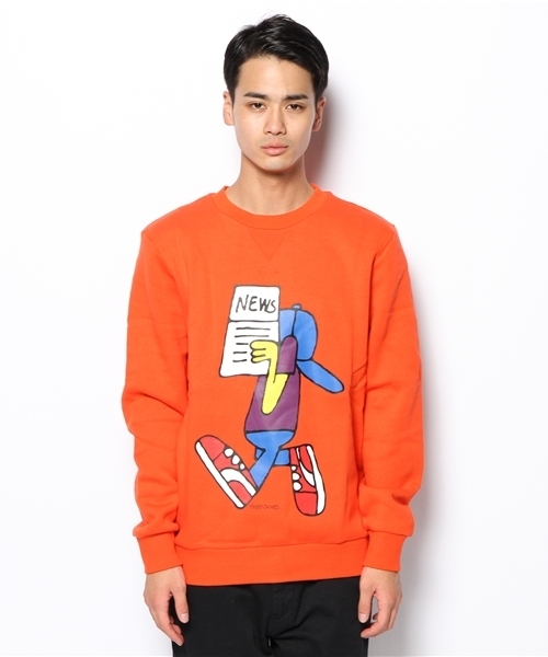 PUMA（プーマ）の「X スウェット - progressive youth（スウェット・メンズ・ブラック/オレンジ・LARGE/MEDIUM/SMALL/X-LARGE/X-SMALL）」の3枚目の写真