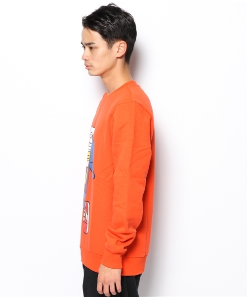 PUMA（プーマ）の「X スウェット - progressive youth（スウェット・メンズ・ブラック/オレンジ・LARGE/MEDIUM/SMALL/X-LARGE/X-SMALL）」の4枚目の写真