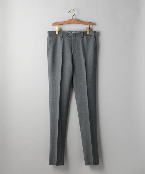 UNITED ARROWS（ユナイテッドアローズ）の「UADT サキソニー ノープリーツ テーパードパンツ（スラックス・メンズ・ネイビー/グレー・52/54/46/44/50/42/48）」の7枚目の写真